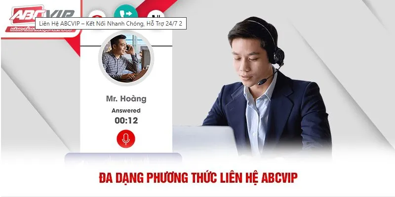 Kênh chính thức để tiếp cận ABCVIP